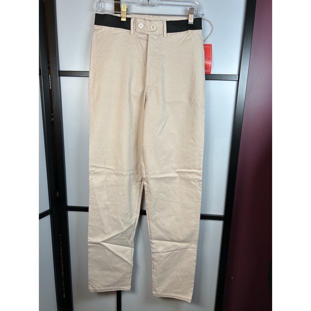 Tiger Friday Stretch & Swayze Dance Trousers Khaki‎ Beige Pants Unisex Adult L